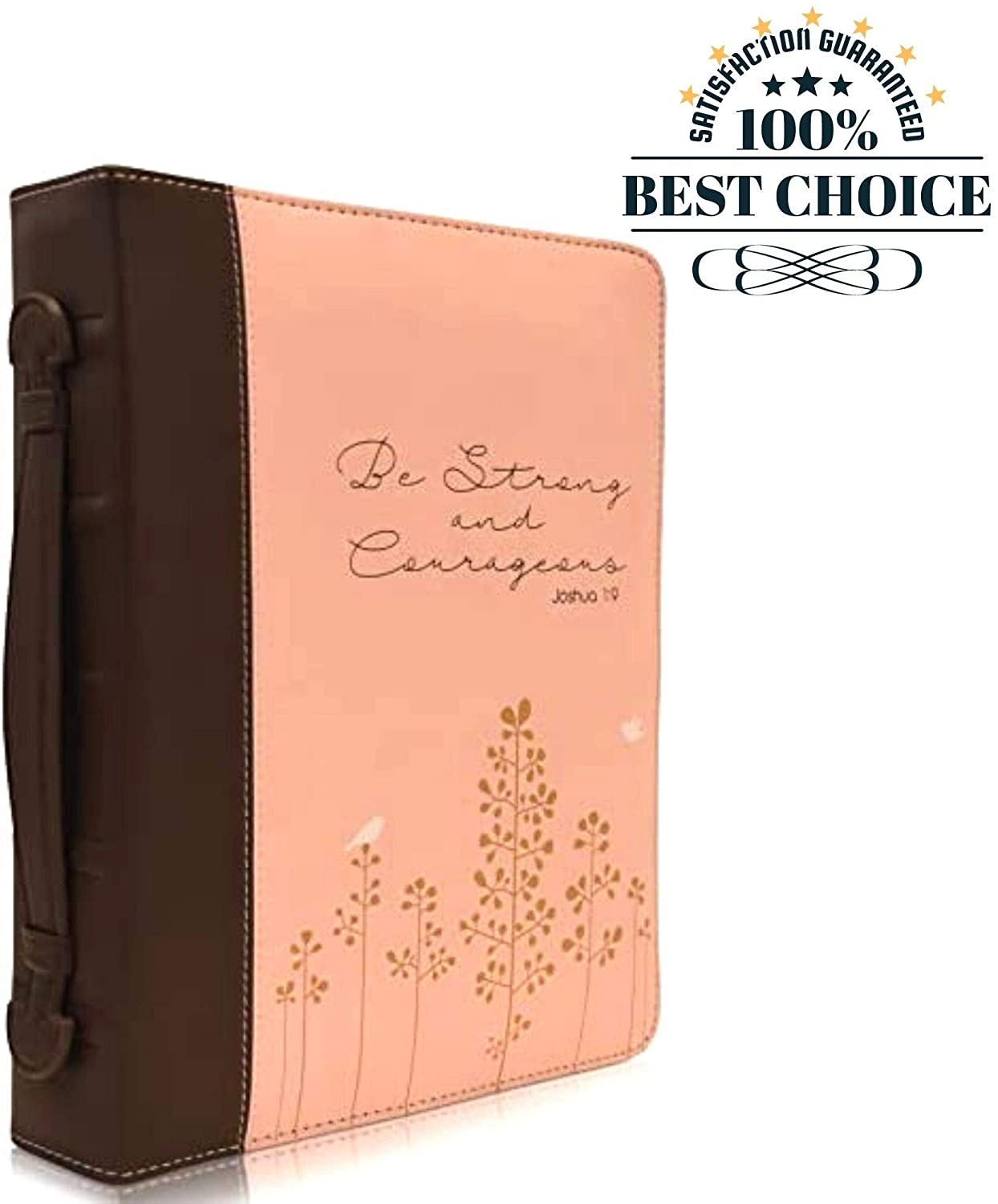 Women's Bible Cover, "Be Strong and Courageous- Joshua 1:9"