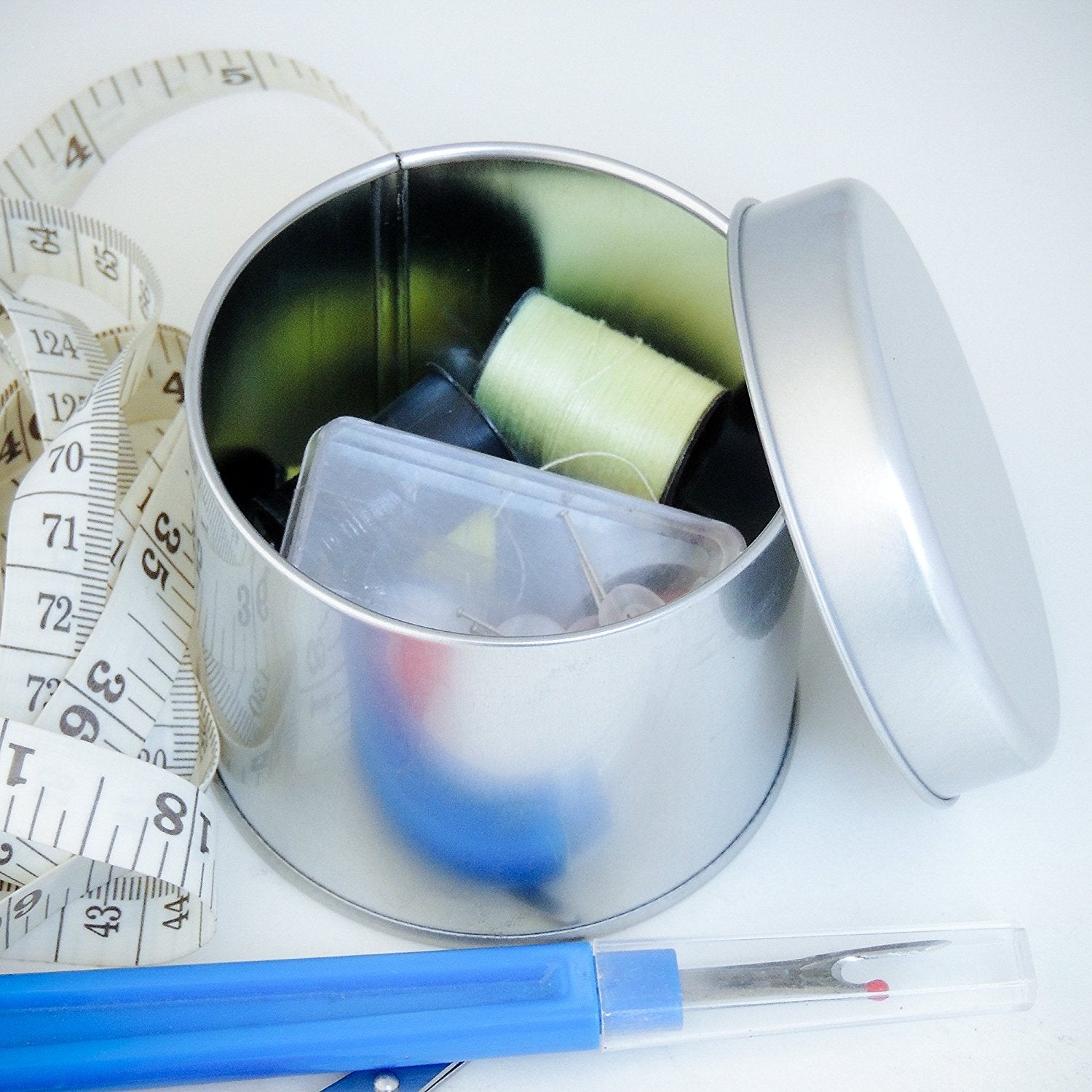 Tin Cans, 12 Pack – Large (8 oz) – 3” x 2.6” – For Creams, Crafts, Storing Spices and Candy - RingBinderDepot.com