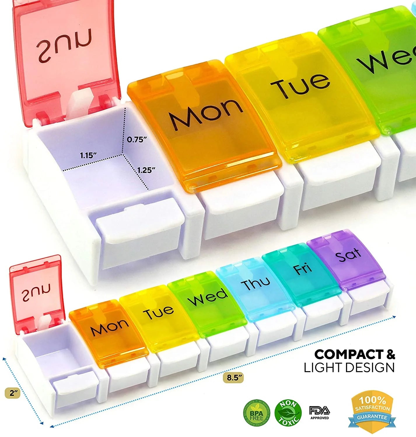 How Do Color-Coded Compartments Transform Medication Management ...