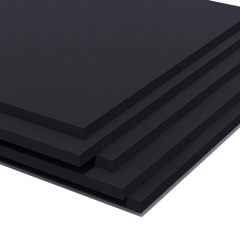 Expanded PVC Sheet – Lightweight Rigid Foam – 6mm (1/4Inch) – 24 x 48 Inches – Black – Ideal for Signage, Displays, and Digital/Screen Printing