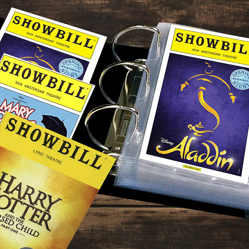 Playbill 3 ring D-Ring Binder for Broadway and Theatre Show-Bills