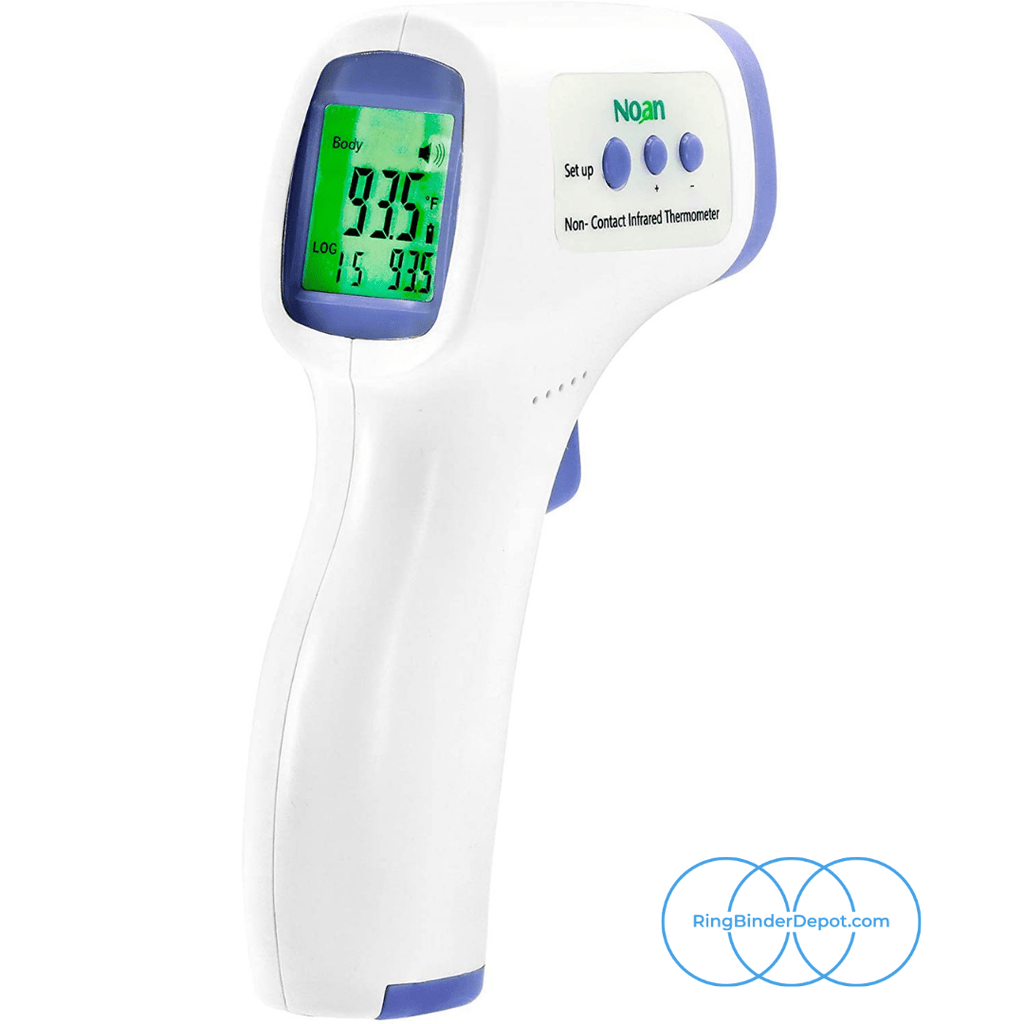 Deco Essentials Wall Mounted Non-Contact Infrared Thermometer, Instant 1 Second Readouts for High Traffic Areas, Businesses, and Workplaces