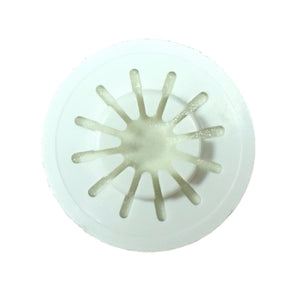 100 White Adhesive Backed Spider CD / DVD Hubs (Also Called Rosettes, Hubcaps, and Caps) - RingBinderDepot.com