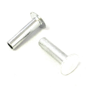 SEMI-Tubular White Rivets - 8/16 inch (100 Pack)