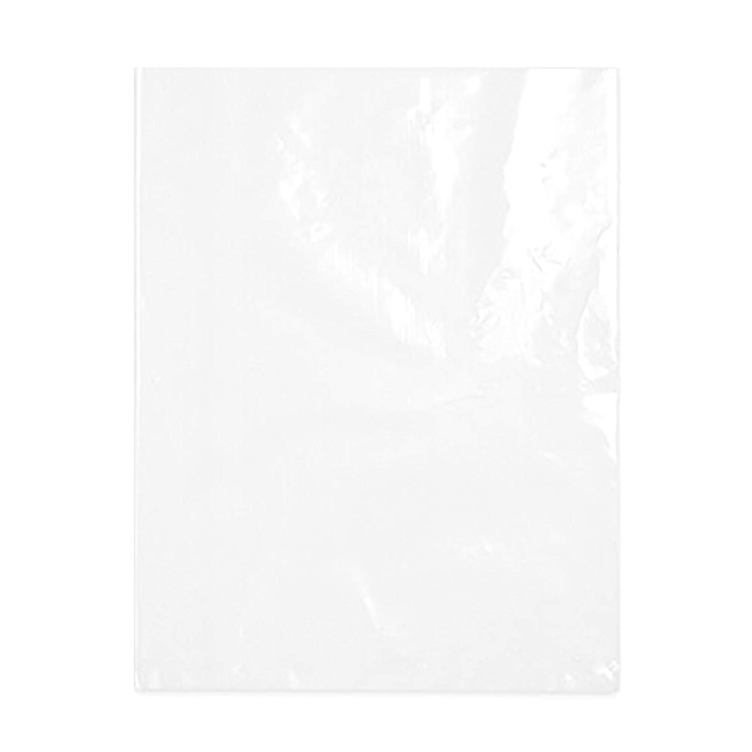 Clear Plastic Bags, 12 x 18 Inches, 100 Pack, Flat with Opening on One Side