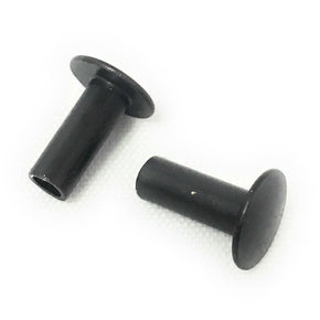 SEMI-Tubular Black Oxide Rivets - 7/16 inch (100 Pack)