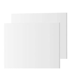 Expanded PVC Sheet – Lightweight Rigid Foam – 3mm (1/8 Inch) – 12 x 12 Inches – White – Pack of 2