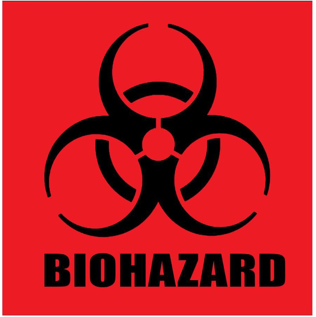 Red Biohazard Logo