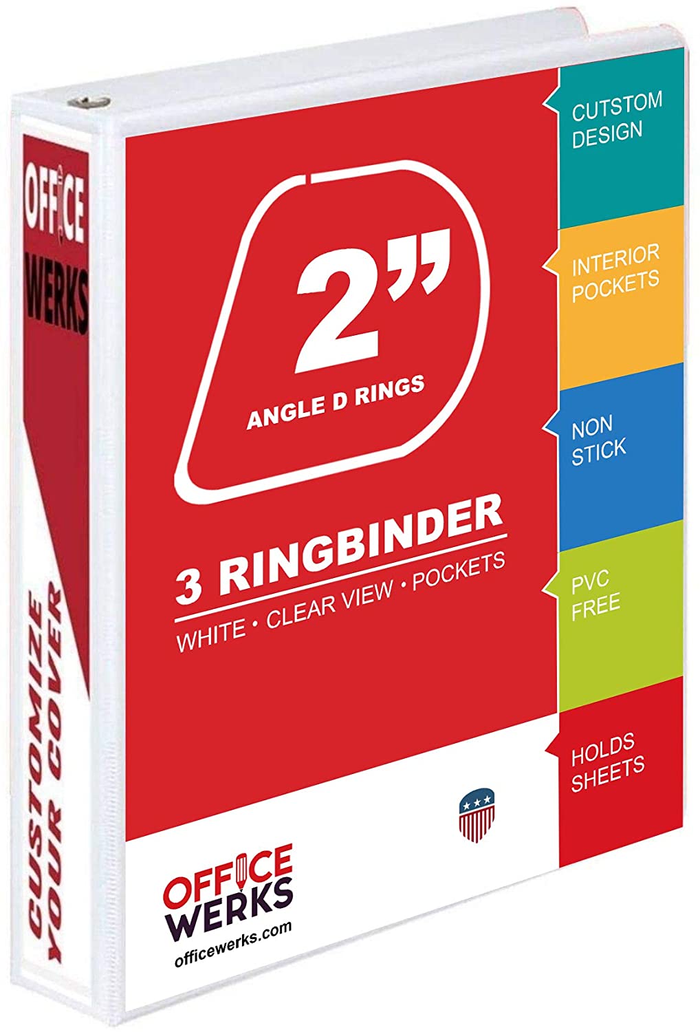 3 Ring 2 Inch Angle D Binder