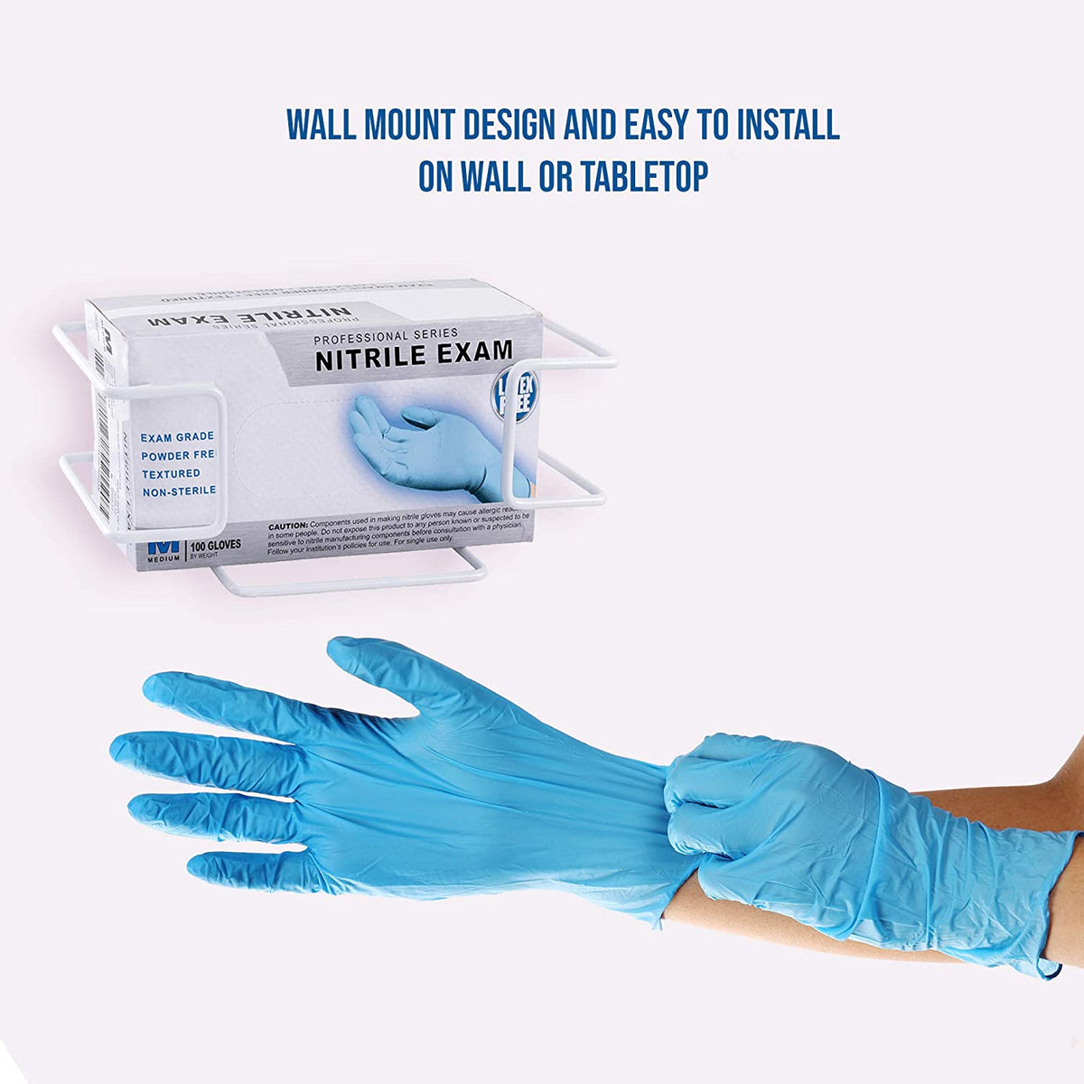 Disposable Glove and Facial Tissue Wire Rack- Box Holder ...