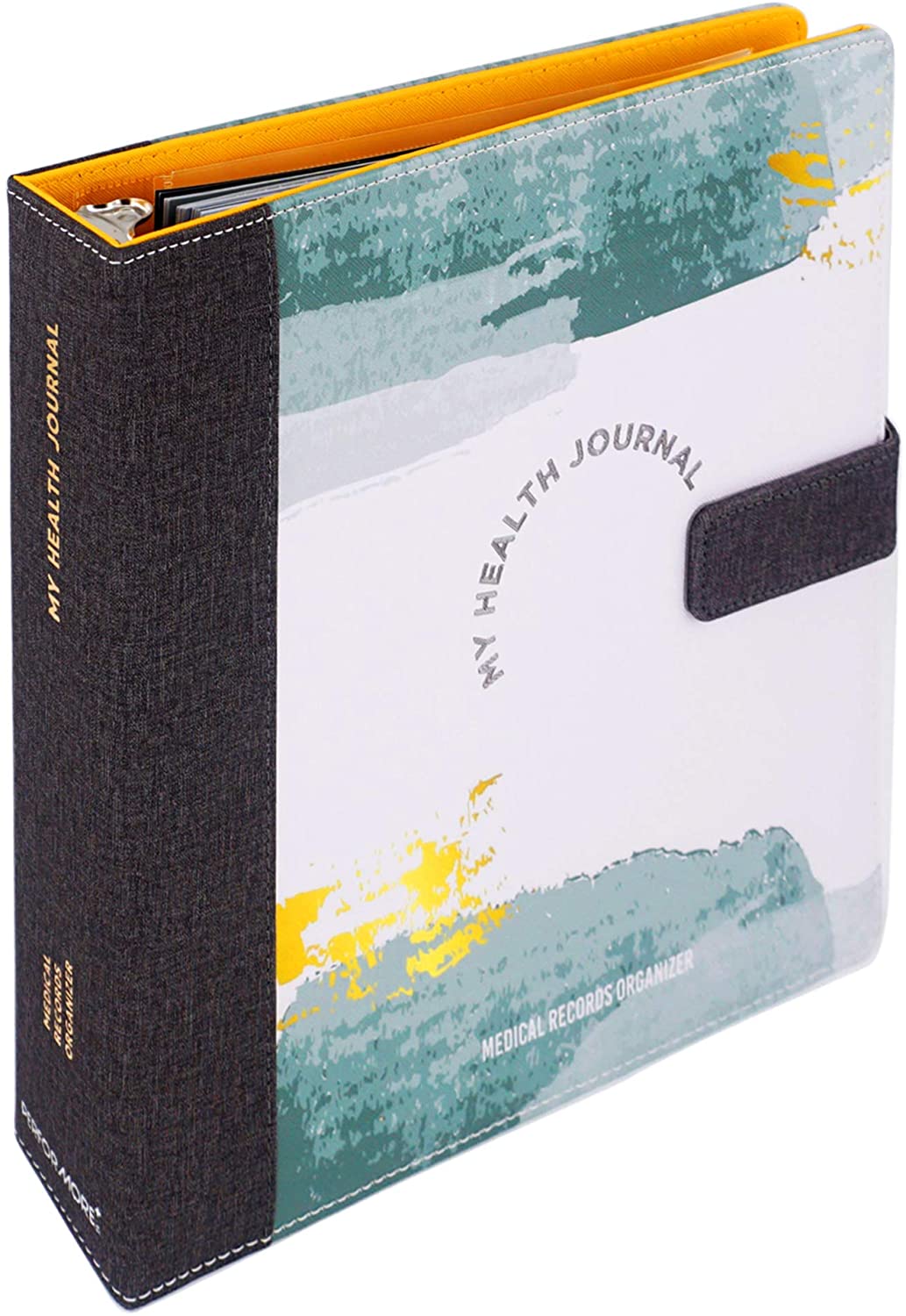 Health Journal Medical Record Book Organizer3-Ring Binder