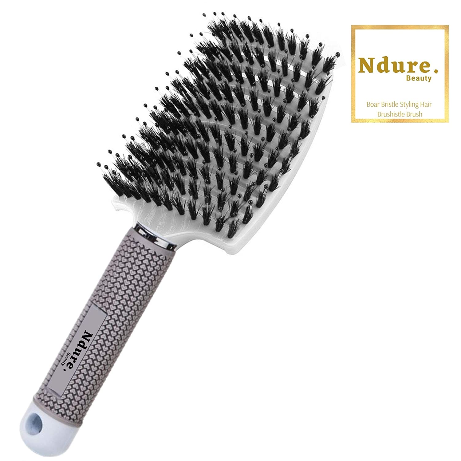 Womens Hairbrush Comfort Grip Ergonomic Hair Brush Prevents Static  Electricity in Salon : : Health & Personal Care