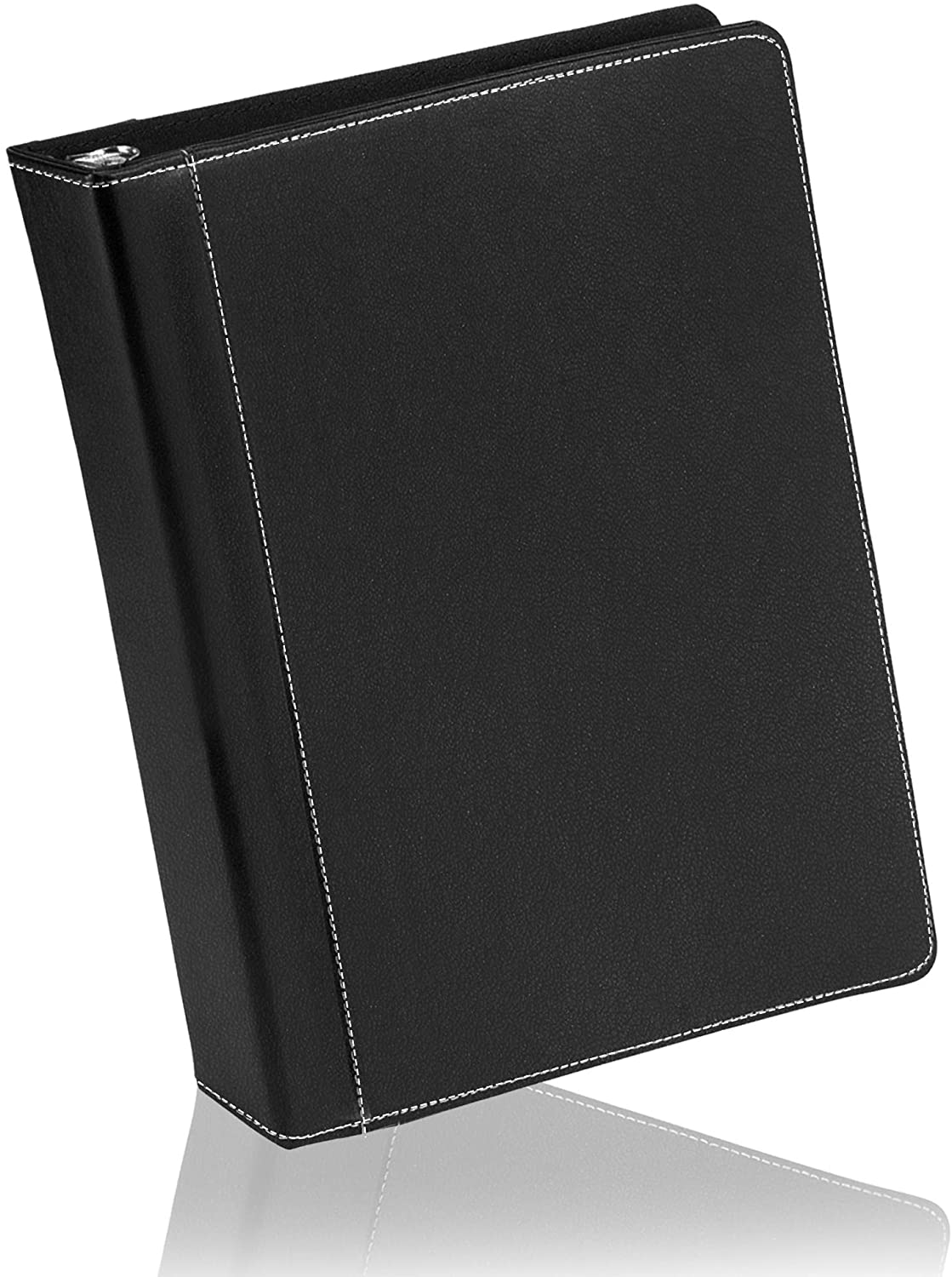 leather ring binder | Executive A4 Ring Binder - Leather Cover - 4 x 30mm  Diameter Rings - Silver Corners