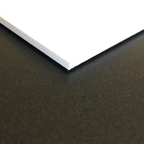 Expanded PVC Sheet - Lightweight Rigid Foam - 6mm (1/4 inch) - 12 x 12 inches - White - Ideal for Signage, Displays, and Digital/Screen Printing