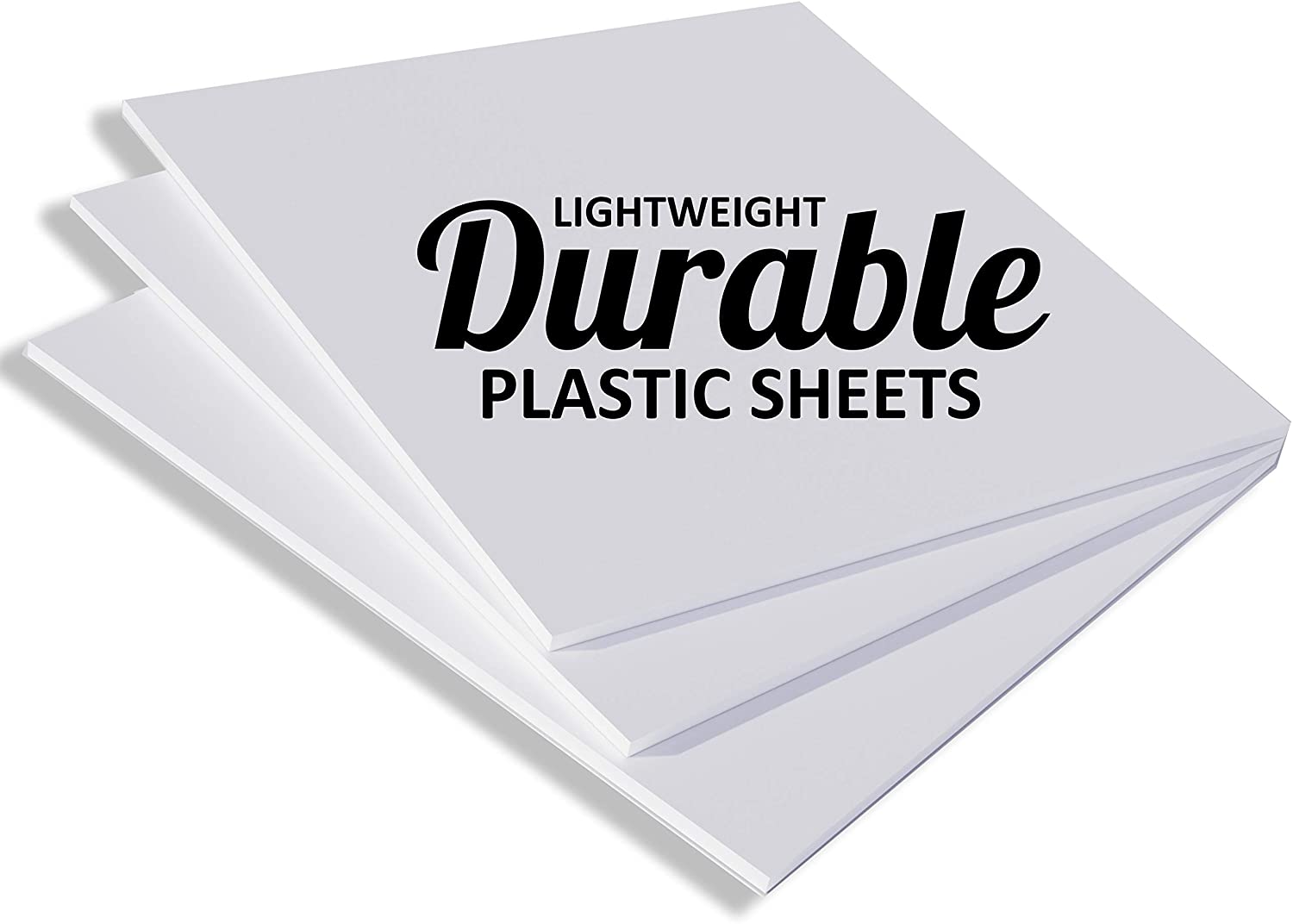 Expanded PVC Sheet – Lightweight Rigid Foam – 3mm (1/8 Inch) – 12 x 12 Inches – White – Ideal for Signage, Displays, and Digital/Screen Printing