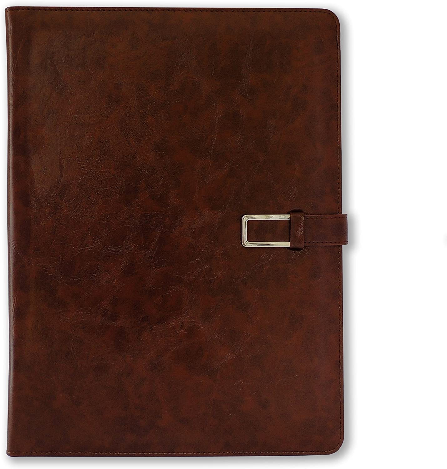 Professional Business Padfolio/Resume Portfolio Folder with Letter Size Writing Pad, Premium Leather Look and Feel