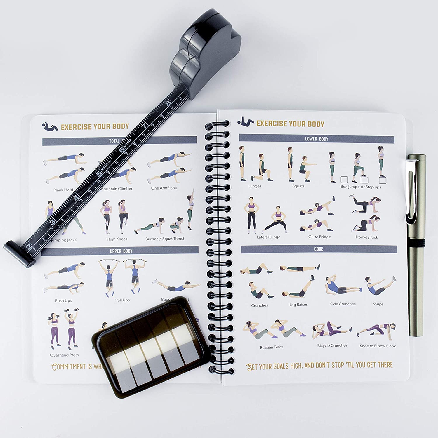Workout Log Book Wellness and Fitness Journal - Get Fit Faster