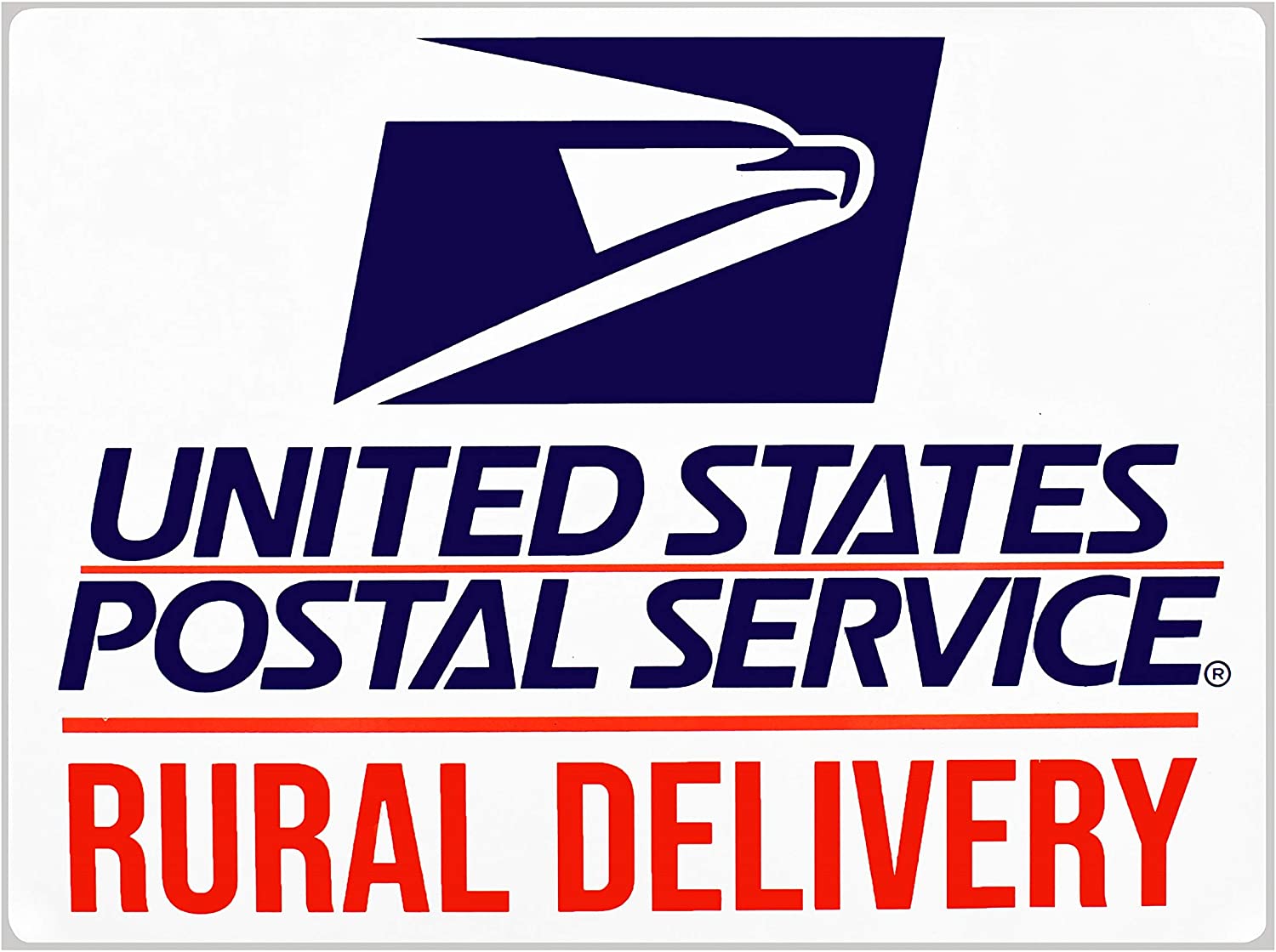 U.S Mail Rural Delivery Sign