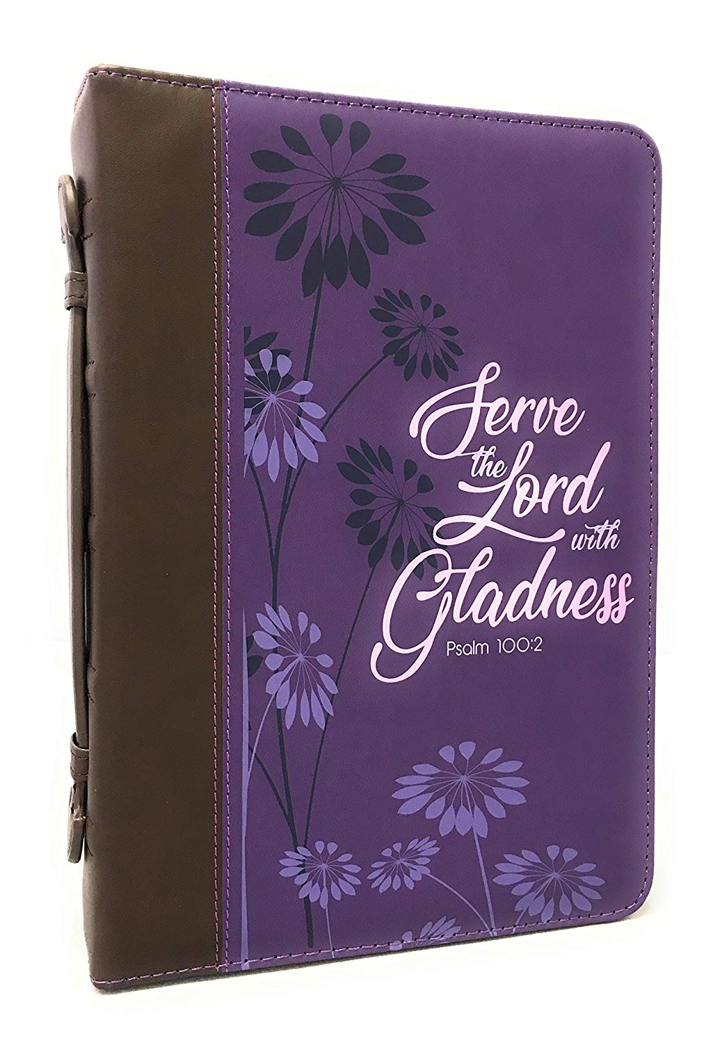 Women's Bible Cover , “Serve The Lord with Gladness- Psalm 100:2" - RingBinderDepot.com