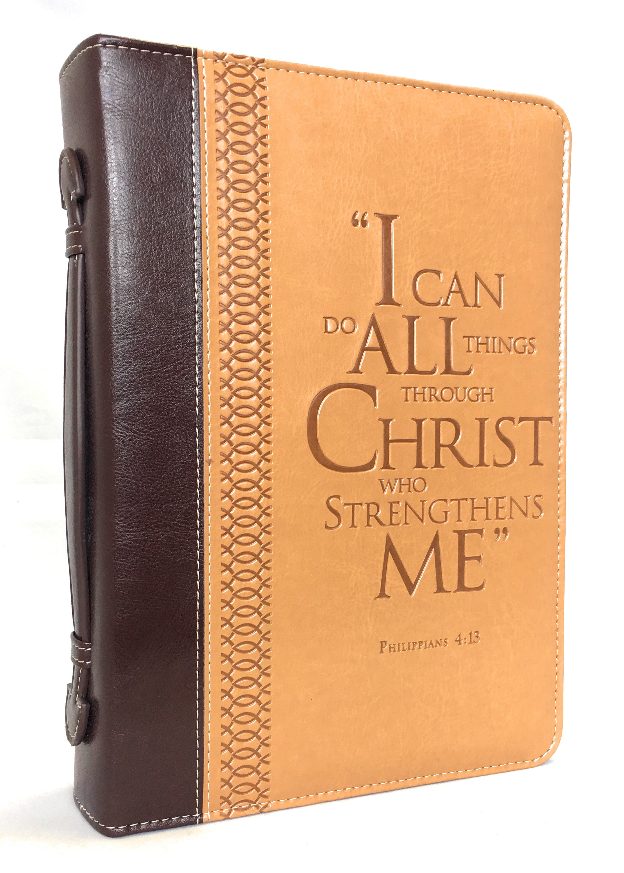 Bible Cover Choose Love, Brown, X-Large