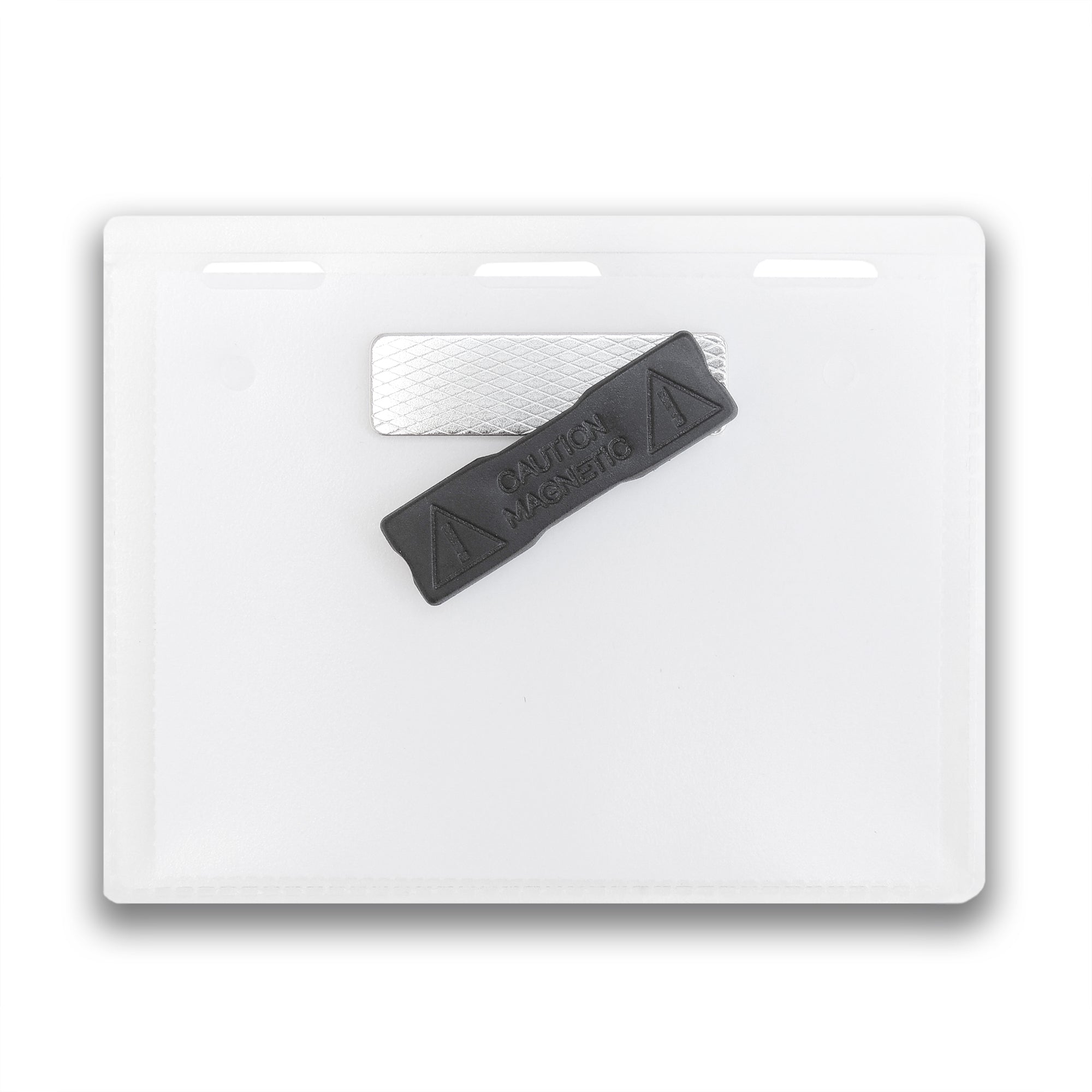  20 Pack of Magnetic Name Badge Holder Kit, 4” x 3