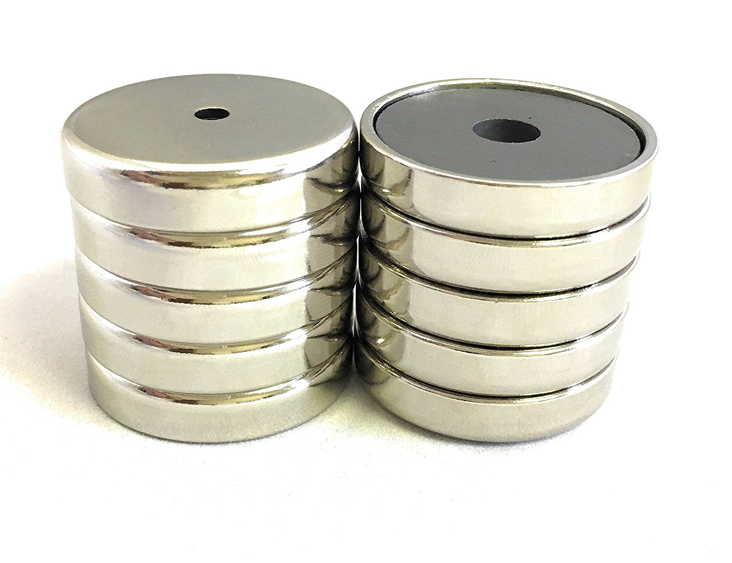 Ceramic Magnets – 100 Round Discs (0.7” x 0.2”) for Science